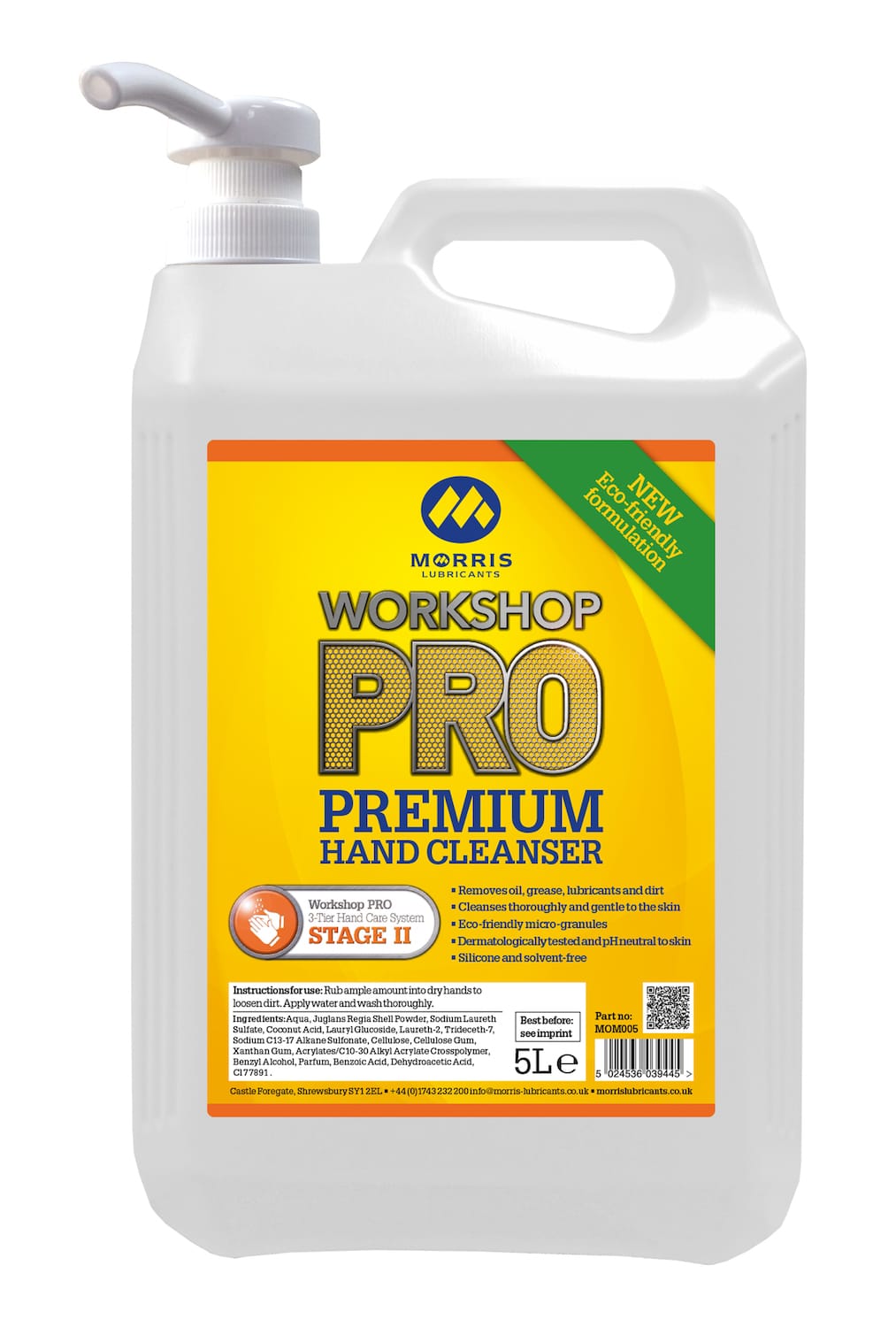 Morris Workshop Pro Premium Hand Cleanser 5L